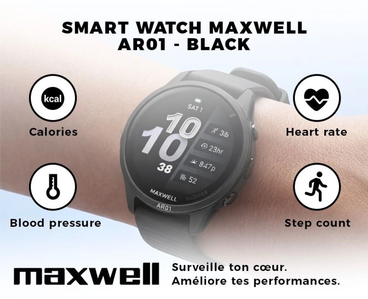 Montre connectée Maxwell MAX-AR01-PK ROSE